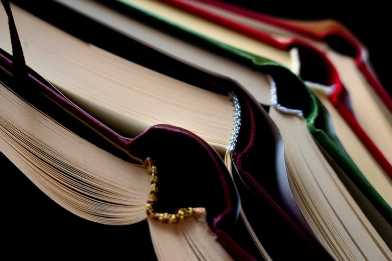 Books in a library